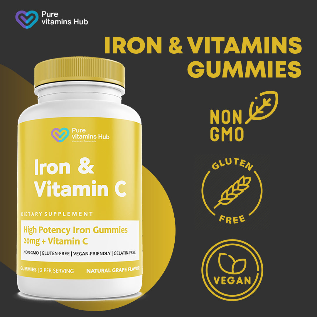 Iron Plus Vitamin C Gummies